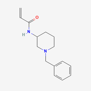 molecular formula C15H20N2O B2697715 N-(1-benzylpiperidin-3-yl)prop-2-enamide CAS No. 1378616-34-2
