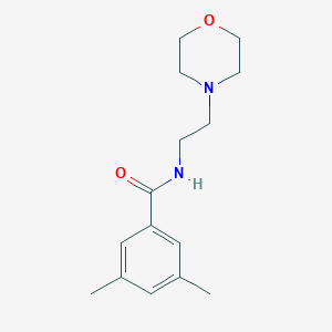 molecular formula C15H22N2O2 B269773 3,5-dimethyl-N-[2-(4-morpholinyl)ethyl]benzamide 