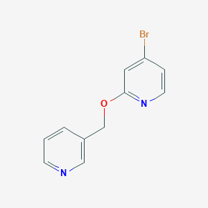 4-Bromo-2-(pyridin-3-ylmethoxy)pyridine