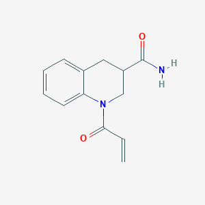 1-Prop-2-enoyl-3,4-dihydro-2H-quinoline-3-carboxamide