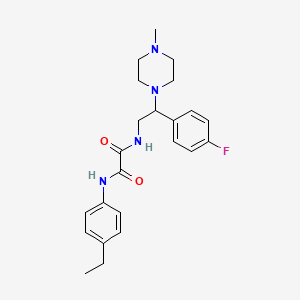 N1-(4-ethylphenyl)-N2-(2-(4-fluorophenyl)-2-(4-methylpiperazin-1-yl)ethyl)oxalamide