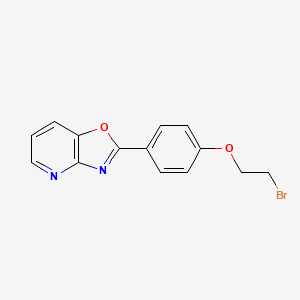 2-[4-(2-Bromoethoxy)phenyl]-[1,3]oxazolo[4,5-b]pyridine