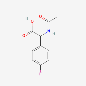 2-Acetamido-2-(4-fluorophenyl)acetic acid