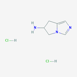 5H,6H,7H-pyrrolo[1,2-c]imidazol-6-amine dihydrochloride