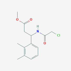 Methyl 3-[(2-chloroacetyl)amino]-3-(2,3-dimethylphenyl)propanoate