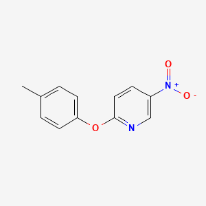 molecular formula C12H10N2O3 B2697783 2-(4-Methylphenoxy)-5-nitropyridine CAS No. 129199-42-4; 28232-34-0