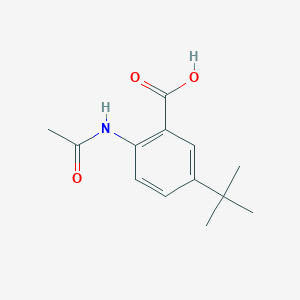 molecular formula C13H17NO3 B2697790 5-Tert-butyl-2-acetamidobenzoic acid CAS No. 950243-30-8