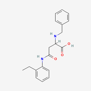 2-(benzylamino)-3-[(2-ethylphenyl)carbamoyl]propanoic Acid