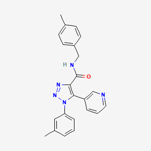 N-(4-methylbenzyl)-5-(pyridin-3-yl)-1-(m-tolyl)-1H-1,2,3-triazole-4-carboxamide