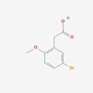 B2697831 5-Bromo-2-methoxyphenylacetic acid CAS No. 7017-48-3