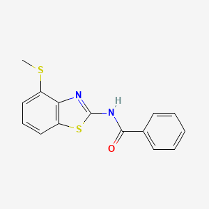 N-(4-(methylthio)benzo[d]thiazol-2-yl)benzamide