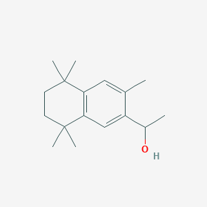 molecular formula C17H26O B2697844 1-(3,5,5,8,8-Pentamethyl-5,6,7,8-tetrahydro-naphthalen-2-yl)-ethanol CAS No. 156692-01-2