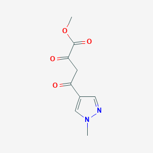 methyl 4-(1-methyl-1H-pyrazol-4-yl)-2,4-dioxobutanoate