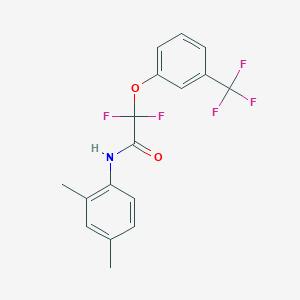 molecular formula C17H14F5NO2 B2697886 N-(2,4-dimethylphenyl)-2,2-difluoro-2-[3-(trifluoromethyl)phenoxy]acetamide CAS No. 338792-21-5