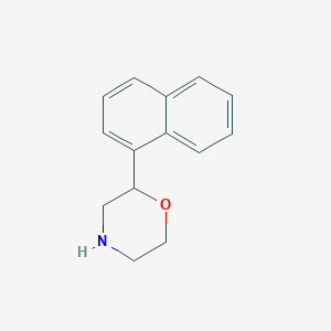 molecular formula C14H15NO B2697911 2-(Naphthalen-1-YL)morpholine CAS No. 1097797-03-9