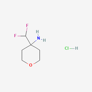 4-(Difluoromethyl)oxan-4-amine hydrochloride