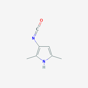 molecular formula C7H8N2O B2697955 3-异氰酸酯-2,5-二甲基-1H-吡咯 CAS No. 1507491-06-6