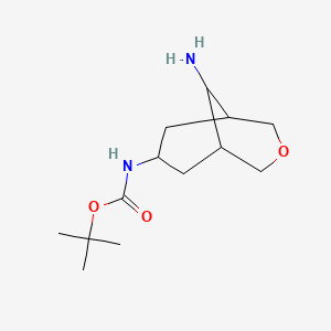 tert-Butyl (9-amino-3-oxabicyclo[3.3.1]nonan-7-yl)carbamate
