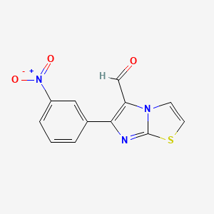 6-(3-Nitrophenyl)imidazo[2,1-b]thiazole-5-carboxaldehyde