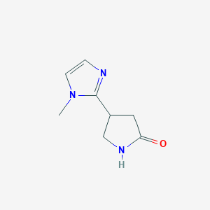 4-(1-Methylimidazol-2-yl)pyrrolidin-2-one