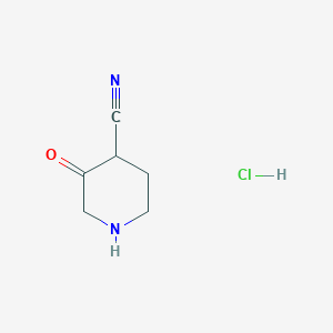 3-Oxopiperidine-4-carbonitrile hydrochloride