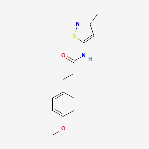 molecular formula C14H16N2O2S B2698017 3-(4-methoxyphenyl)-N-(3-methylisothiazol-5-yl)propanamide CAS No. 1207010-84-1