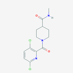 1-(3,6-dichloropyridine-2-carbonyl)-N-methylpiperidine-4-carboxamide