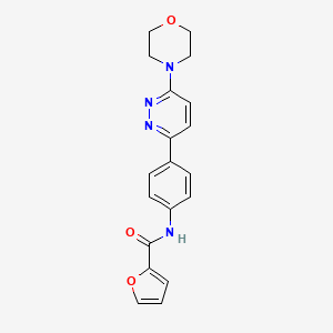 molecular formula C19H18N4O3 B2698079 N-(4-(6-morpholinopyridazin-3-yl)phenyl)furan-2-carboxamide CAS No. 899953-87-8