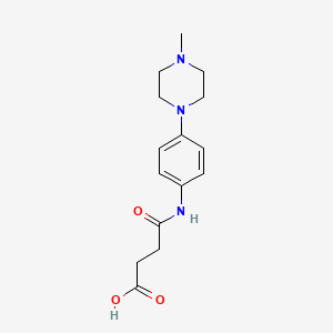 4-{[4-(4-Methylpiperazin-1-yl)phenyl]amino}-4-oxobutanoic acid