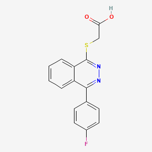 2-{[4-(4-Fluorophenyl)phthalazin-1-yl]sulfanyl}acetic acid