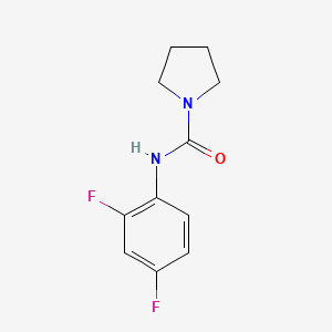 molecular formula C11H12F2N2O B2698177 N-(2,4-difluorophenyl)pyrrolidine-1-carboxamide CAS No. 893019-25-5