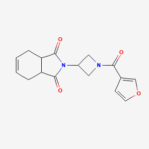 2-(1-(furan-3-carbonyl)azetidin-3-yl)-3a,4,7,7a-tetrahydro-1H-isoindole-1,3(2H)-dione