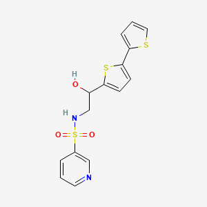 N-(2-{[2,2'-bithiophene]-5-yl}-2-hydroxyethyl)pyridine-3-sulfonamide