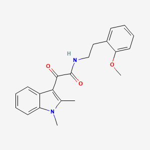 2-(1,2-dimethyl-1H-indol-3-yl)-N-[2-(2-methoxyphenyl)ethyl]-2-oxoacetamide