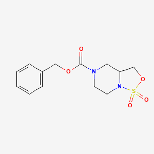 Benzyl 1,1-dioxo-3a,4,6,7-tetrahydro-3H-oxathiazolo[3,4-a]pyrazine-5-carboxylate