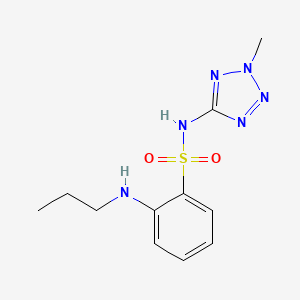 N-(2-Methyltetrazol-5-yl)-2-(propylamino)benzenesulfonamide