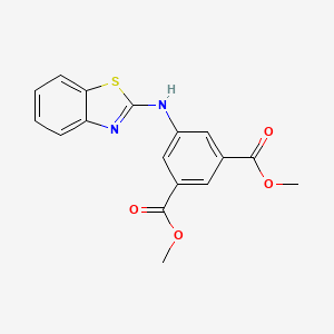 Dimethyl 5-(1,3-benzothiazol-2-ylamino)benzene-1,3-dicarboxylate