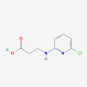 molecular formula C8H9ClN2O2 B2698264 3-((6-氯吡啶-2-基)氨基)丙酸 CAS No. 76629-11-3