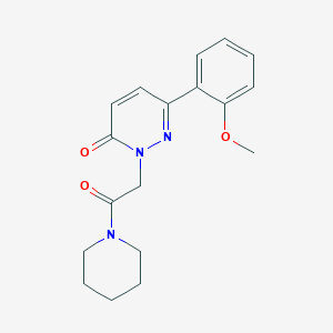 6-(2-Methoxyphenyl)-2-(2-oxo-2-piperidin-1-ylethyl)pyridazin-3-one