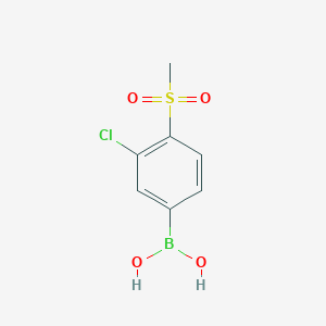 (3-Chloro-4-methanesulfonylphenyl)boronic acid