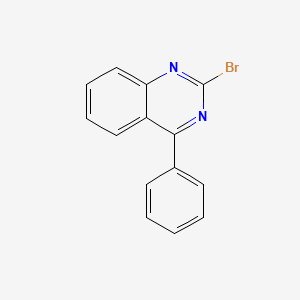 molecular formula C14H9BrN2 B2698317 2-溴-4-苯基喹唑啉 CAS No. 354574-58-6