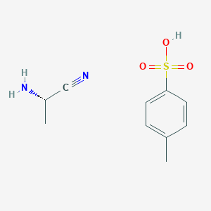 molecular formula C10H14N2O3S B2698385 (S)-2-aminopropanenitrile 4-methylbenzenesulfonate CAS No. 2119588-41-7