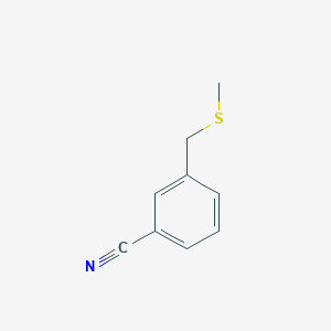 molecular formula C9H9NS B2698410 3-[(Methylsulfanyl)methyl]benzonitrile CAS No. 233772-14-0