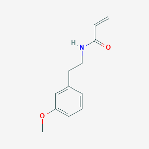 molecular formula C12H15NO2 B2698426 N-[2-(3-甲氧苯基)乙基]丙-2-烯酰胺 CAS No. 1201920-98-0