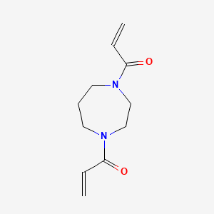molecular formula C11H16N2O2 B2698440 1,1'-(1,4-二氮杂环庚烷-1,4-二基)双丙-2-烯-1-酮 CAS No. 99131-40-5
