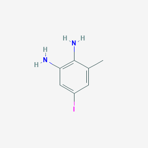 molecular formula C7H9IN2 B2698444 5-Iodo-3-methylbenzene-1,2-diamine CAS No. 1823903-01-0