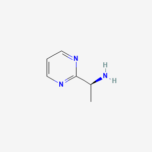 B2698457 (S)-1-(Pyrimidin-2-yl)ethanamine CAS No. 1268492-93-8