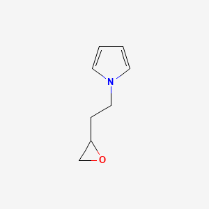 molecular formula C8H11NO B2698479 1-[2-(环氧丙烷-2-基)乙基]-1H-吡咯 CAS No. 106681-22-5