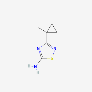 B2698499 3-(1-Methylcyclopropyl)-1,2,4-thiadiazol-5-amine CAS No. 1501401-72-4