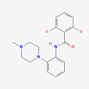 molecular formula C18H19F2N3O B2698546 2,6-difluoro-N-[2-(4-methylpiperazino)phenyl]benzenecarboxamide CAS No. 400076-91-7